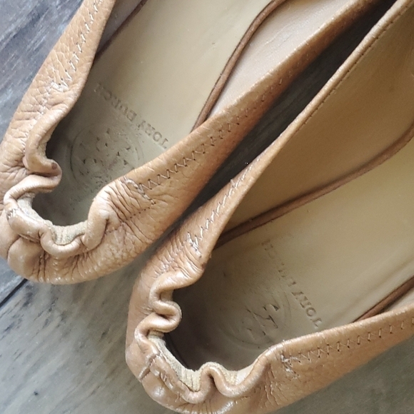 Tory Burch Womens Reva Logo Ballet classic Flats shoes sz 7M - Picture 9 of 12